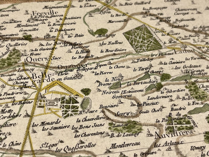 Carte Cassini ancienne Loiret