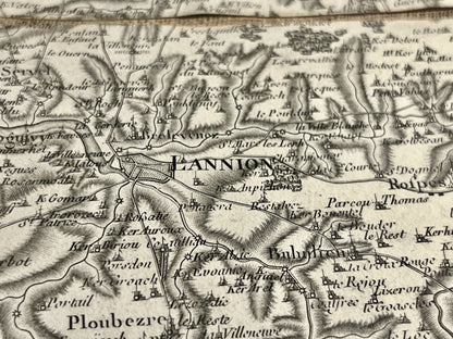 Carte Cassini ancienne Paimpol