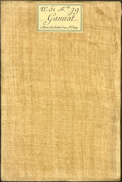 Carte Cassini ancienne entoilee Gannat Vichy