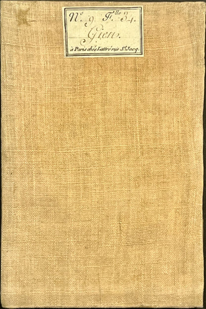 Carte Cassini ancienne entoilee Gien