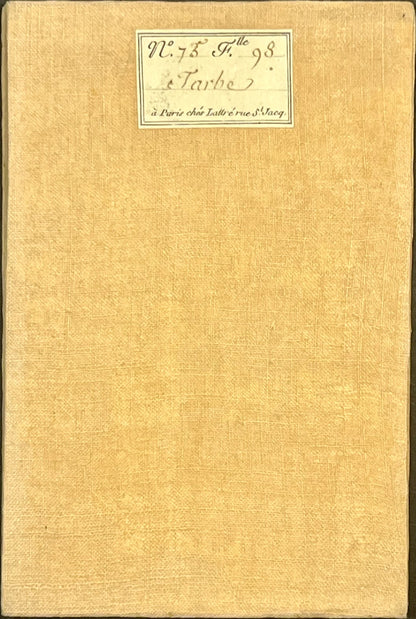 Carte Cassini ancienne entoilee Tarbes