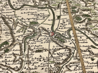 Carte Cassini ancienne le Lude