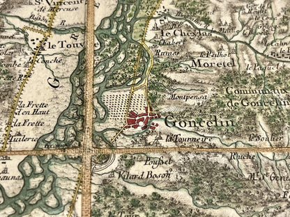 Carte Cassini authentique Goncelin