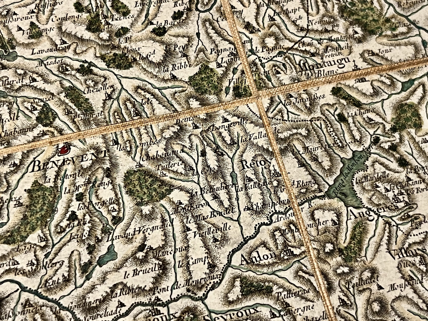 Carte Cassini authentique Limousin