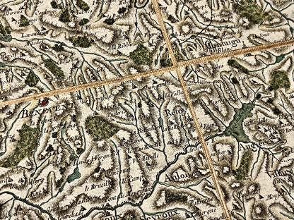Carte Cassini authentique Limousin