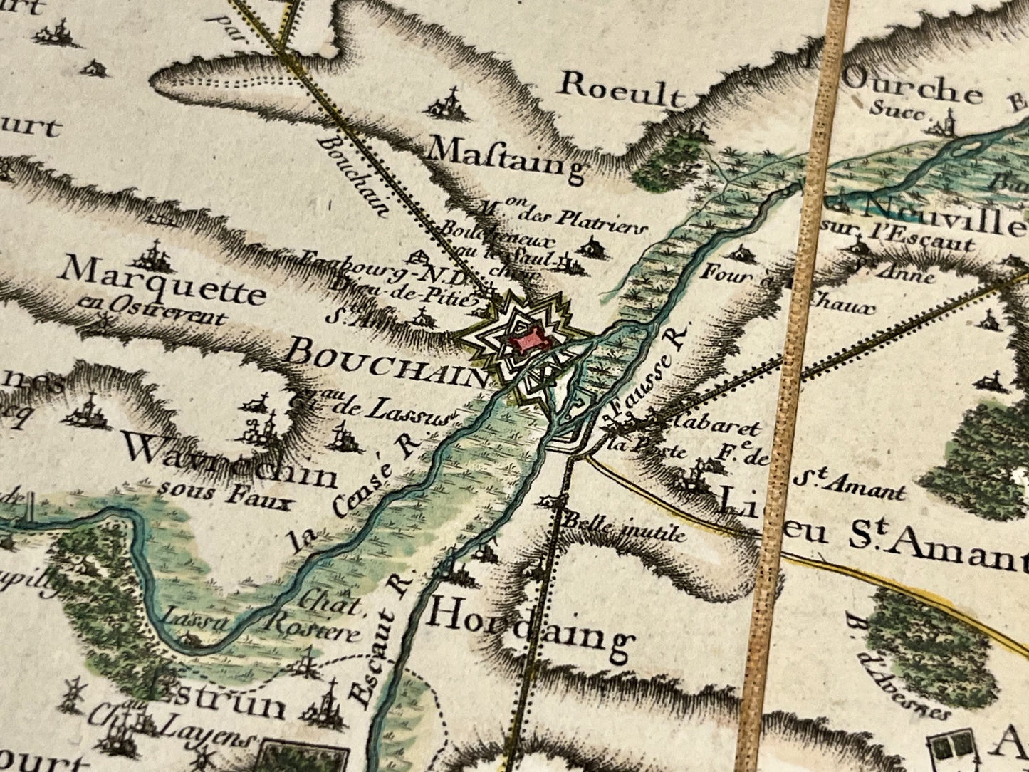 Carte Cassini de Bouchain