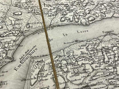 Carte Cassini embouchure Loire Saint-Nazaire