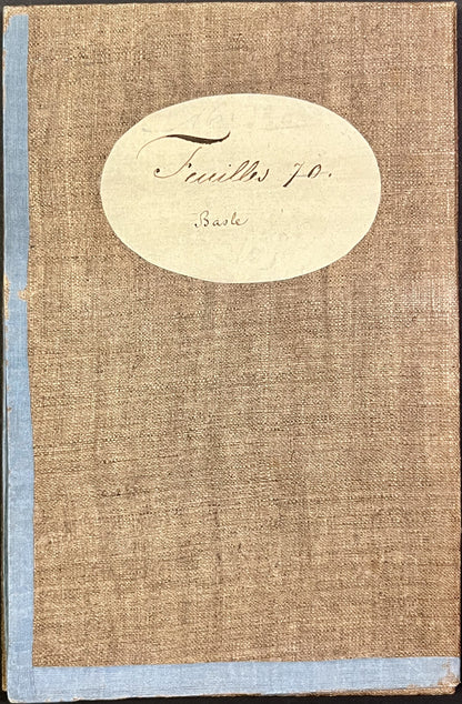 Carte Cassini entoilee Bale