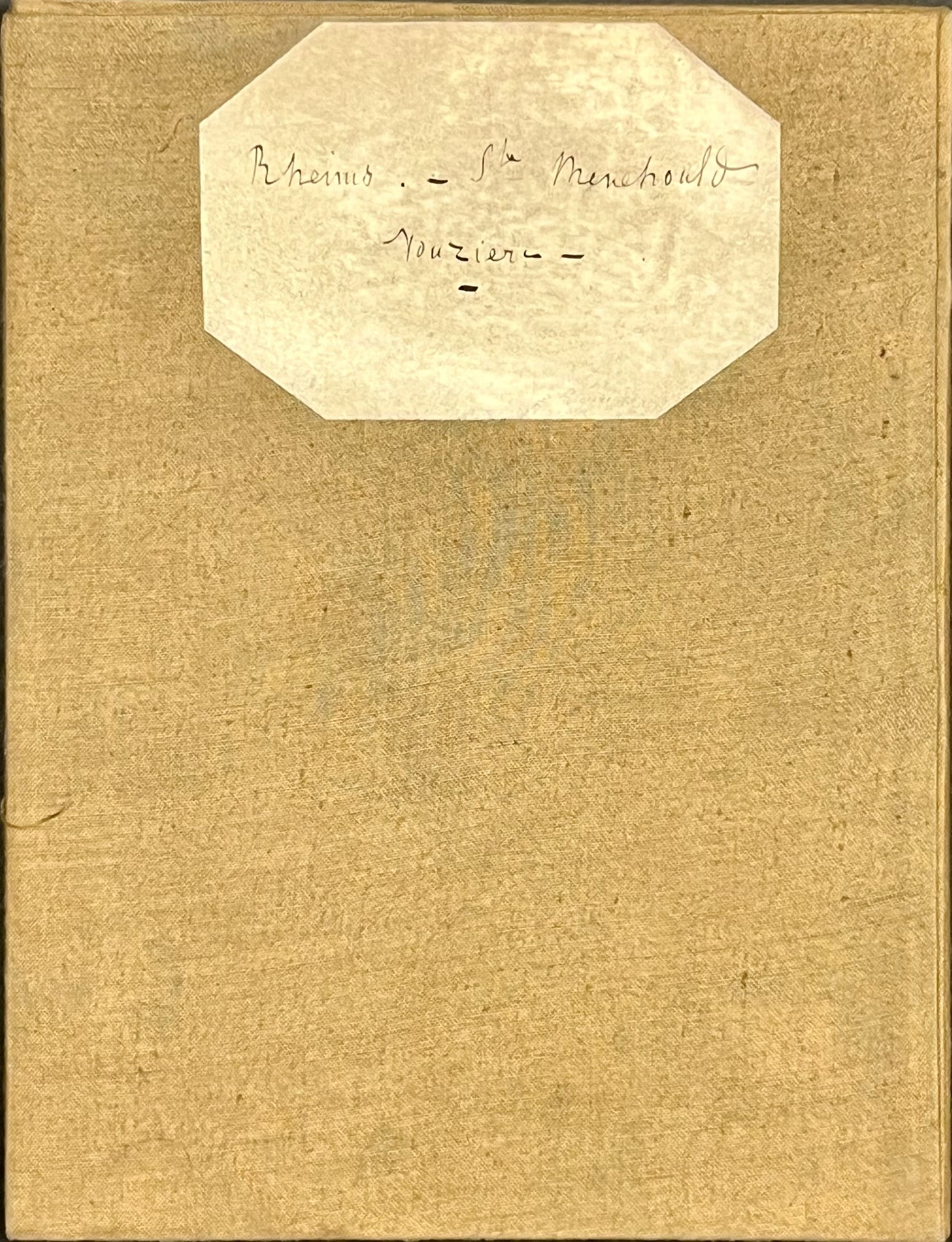 Carte Cassini entoilee Reims