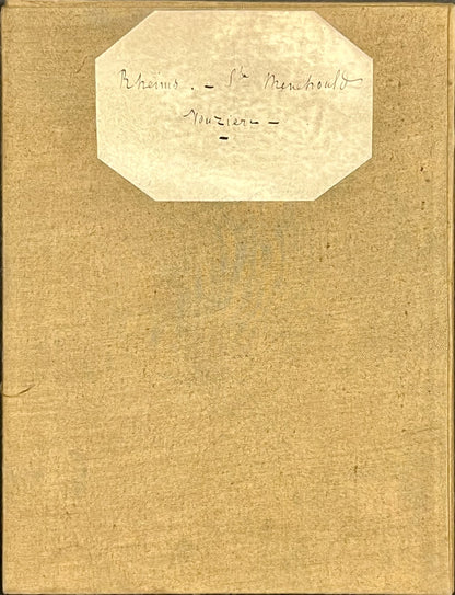 Carte Cassini entoilee Reims