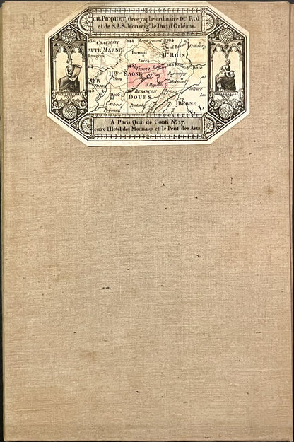 Carte Cassini entoilee Vesoul