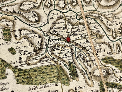 Carte Cassini le Dorat ancienne