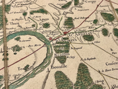 Carte Cassini les Andelys achat