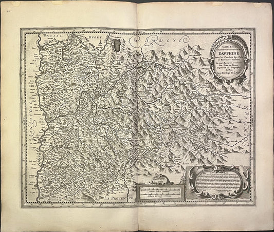 Carte Dauphine par Jean de Beins