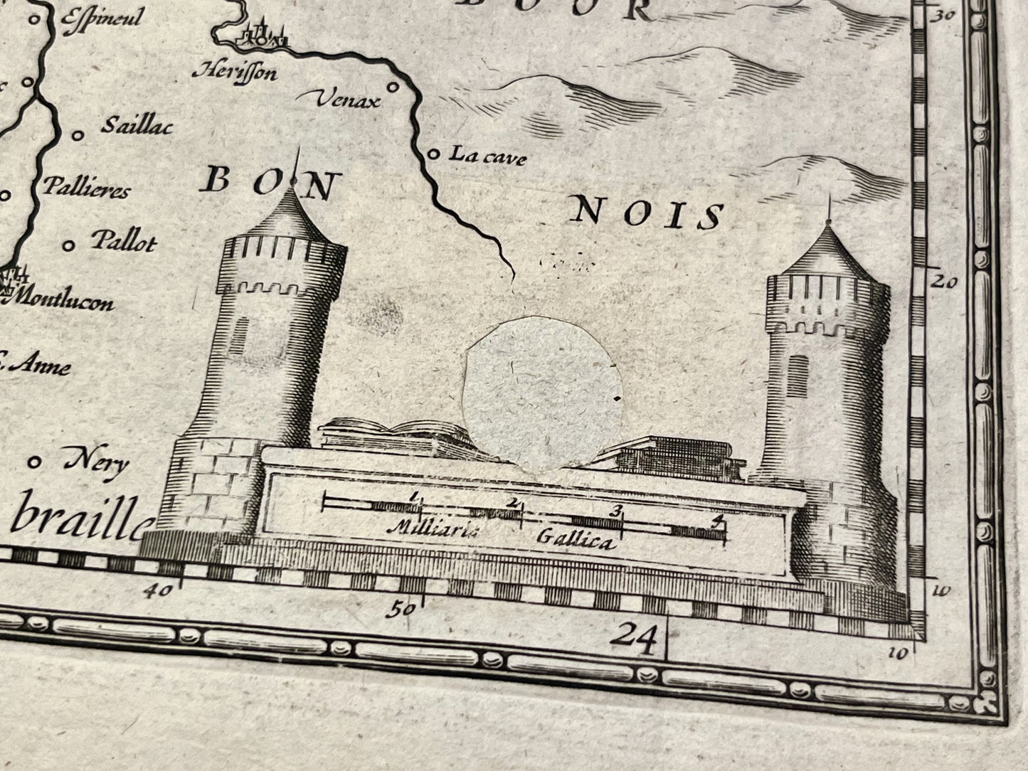 Carte Duche de Berry par Janssonius