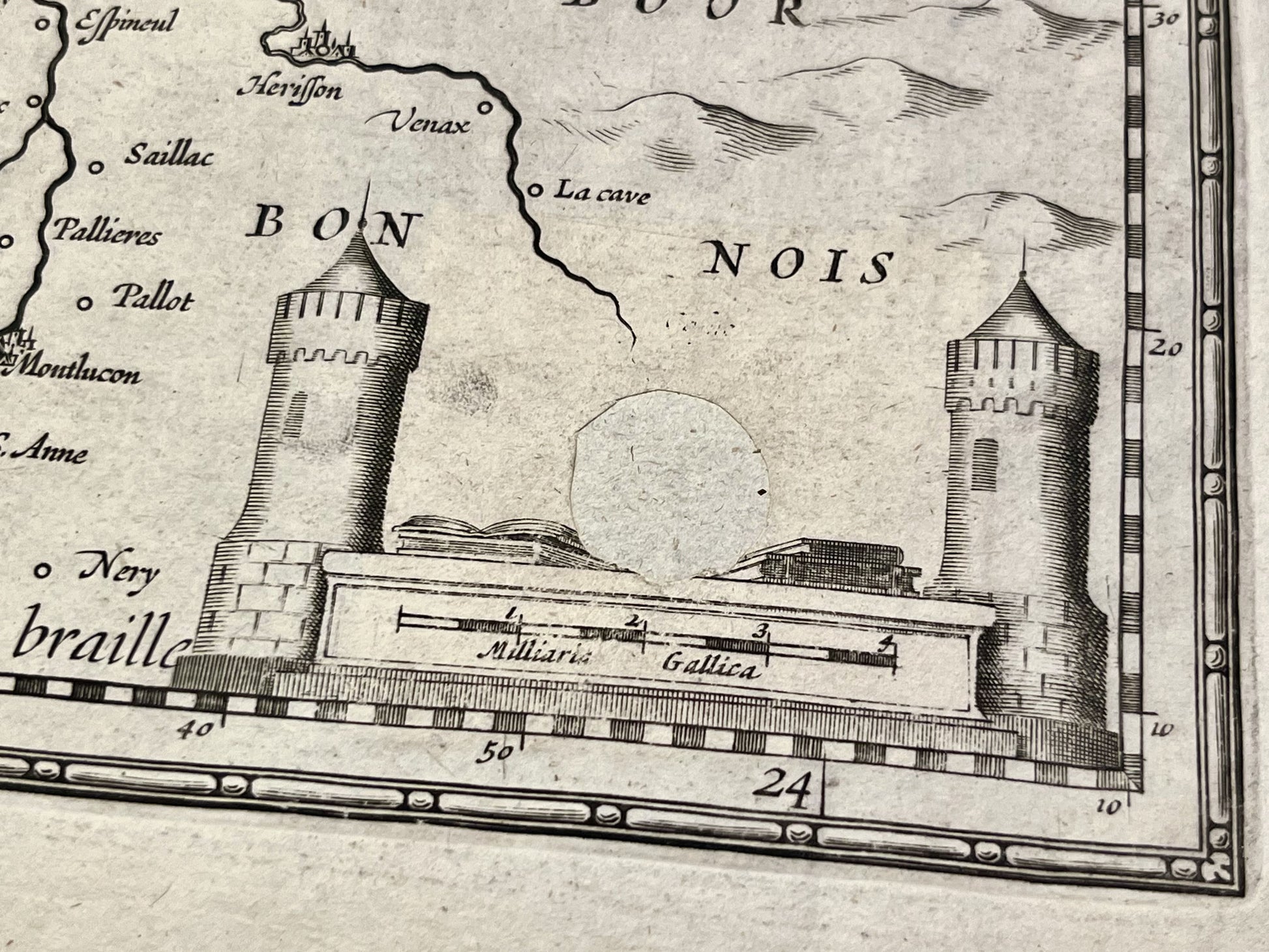 Carte Duche de Berry par Janssonius