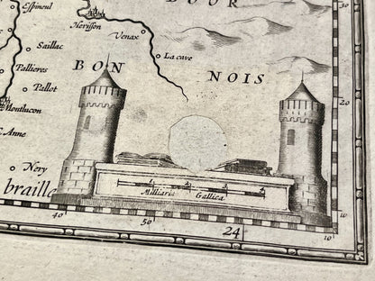 Carte Duche de Berry par Janssonius