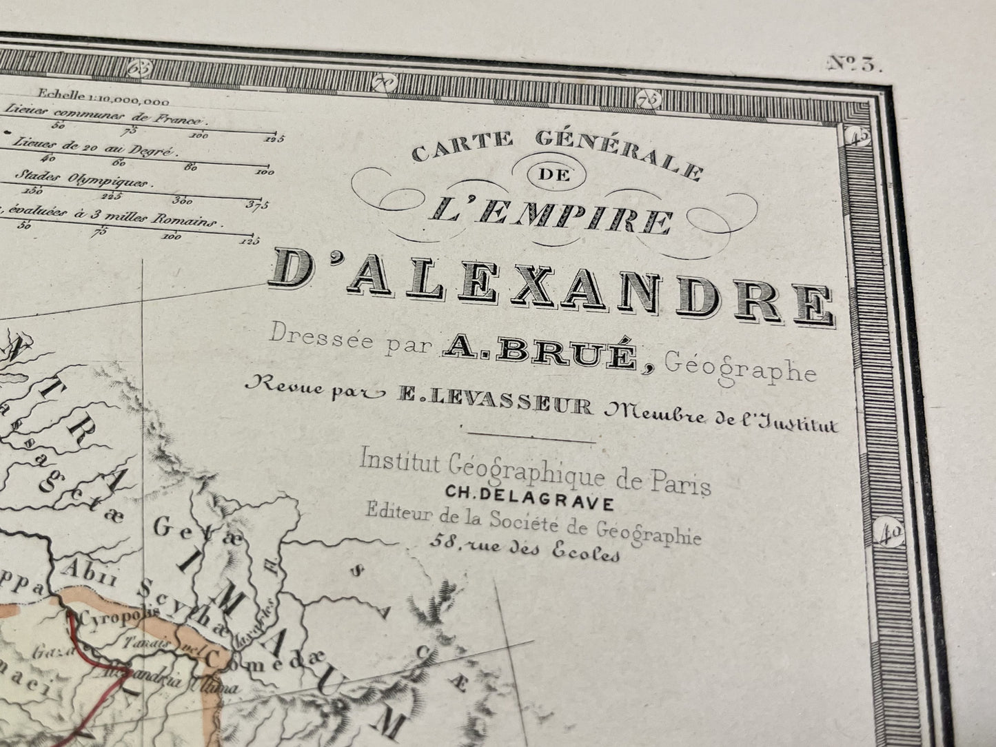 Carte Empire Alexandre le Grand