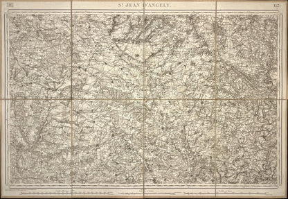 Carte Etat-Major Saint-Jean-d-Angely