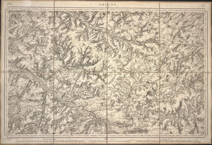 Carte Etat-Major ancienne Amiens