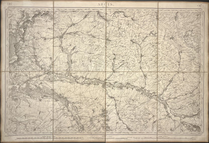 Carte Etat-Major ancienne Arcis-sur-Aube