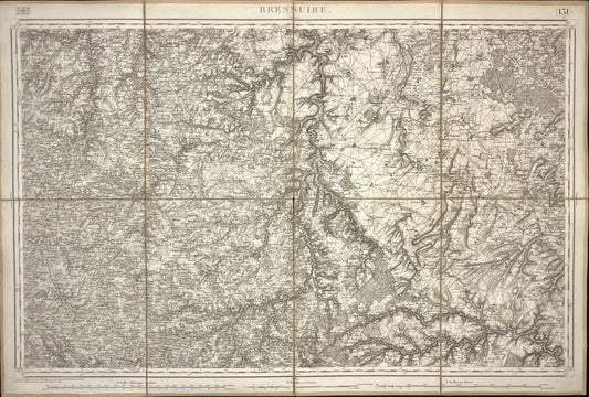 Carte Etat-Major ancienne Bressuire