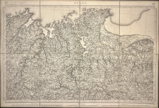 Carte Etat-Major ancienne Dinan