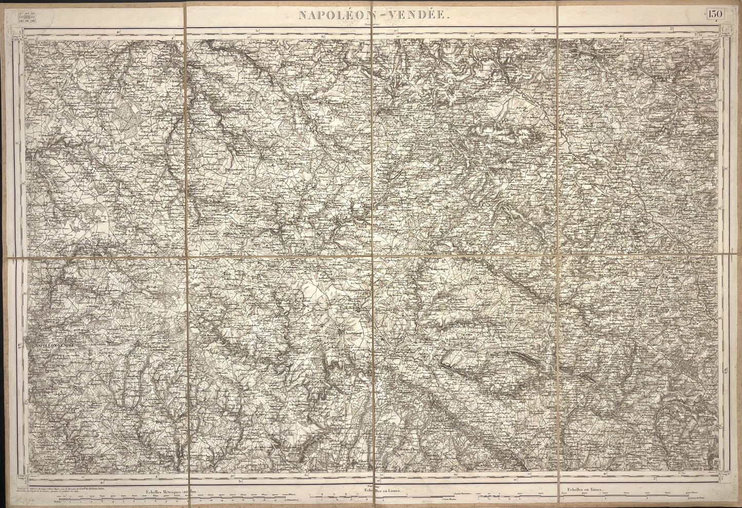 Carte Etat-Major ancienne La-Roche-sur-Yon