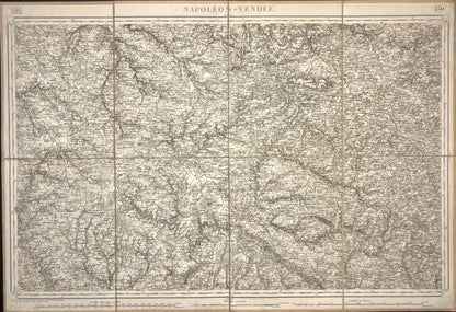 Carte Etat-Major ancienne La-Roche-sur-Yon