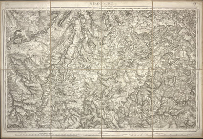Carte Etat-Major ancienne Mirecourt