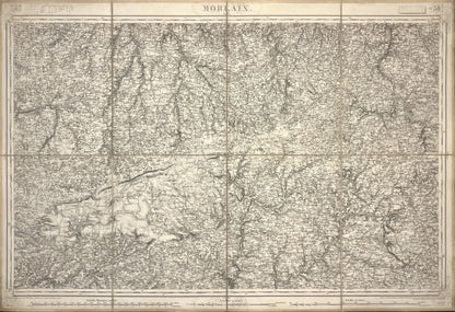 Carte Etat-Major ancienne Morlaix