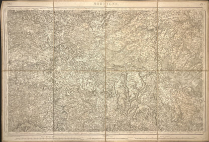 Carte Etat-Major ancienne Mortagne