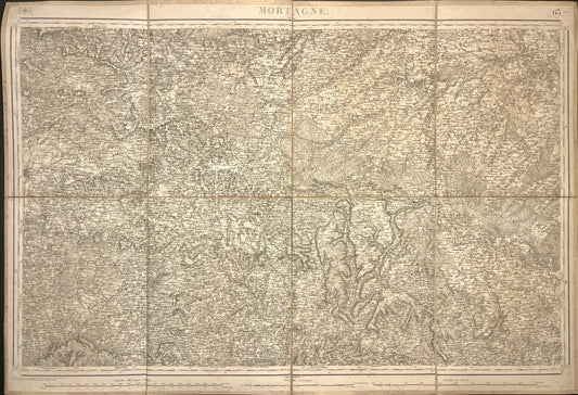 Carte Etat-Major ancienne Mortagne