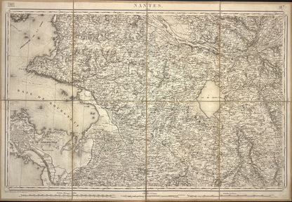 Carte Etat-Major ancienne Nantes