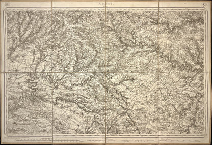 Carte Etat-Major ancienne Niort