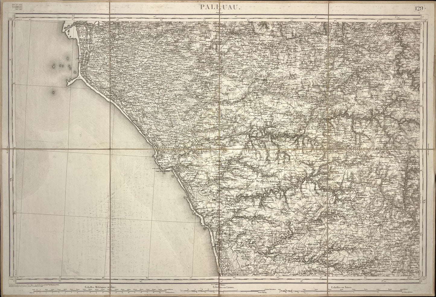 Carte Etat-Major ancienne Palluau