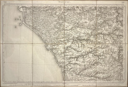 Carte Etat-Major ancienne Palluau