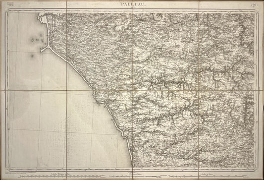Carte Etat-Major ancienne Palluau