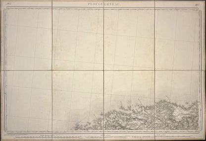 Carte Etat-Major ancienne Plouguerneau