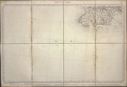 Carte Etat-Major ancienne Pont-l-Abbe