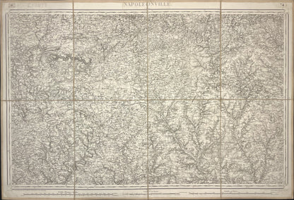 Carte Etat-Major ancienne Pontivy