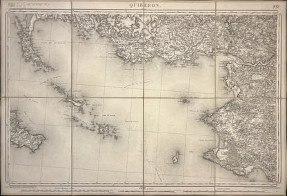 Carte Etat-Major ancienne Quiberon