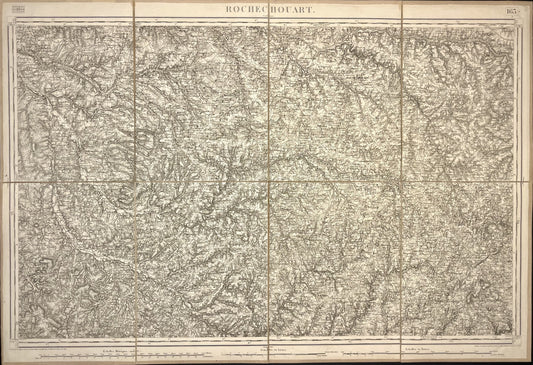Carte Etat-Major ancienne Rochechouart