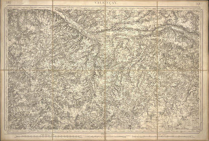 Carte Etat-Major ancienne Valencay