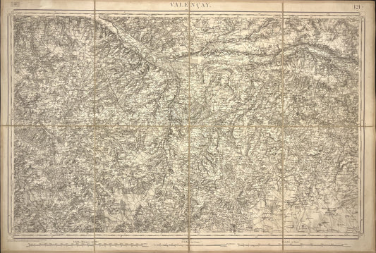 Carte Etat-Major ancienne Valencay