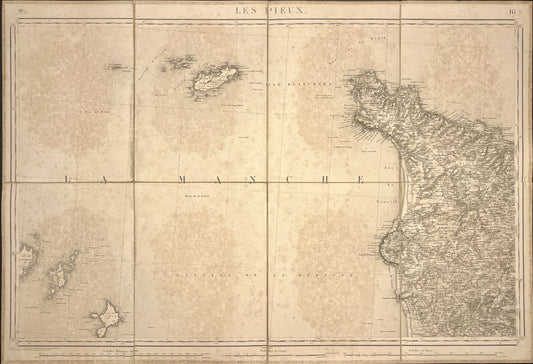 Carte Etat-Major ancienne les Pieux