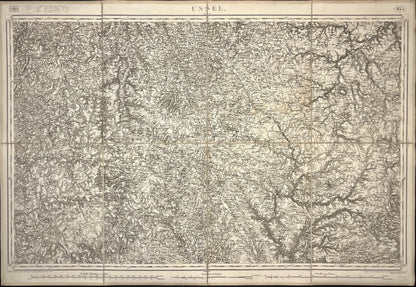 Carte Etat-major ancienne Ussel