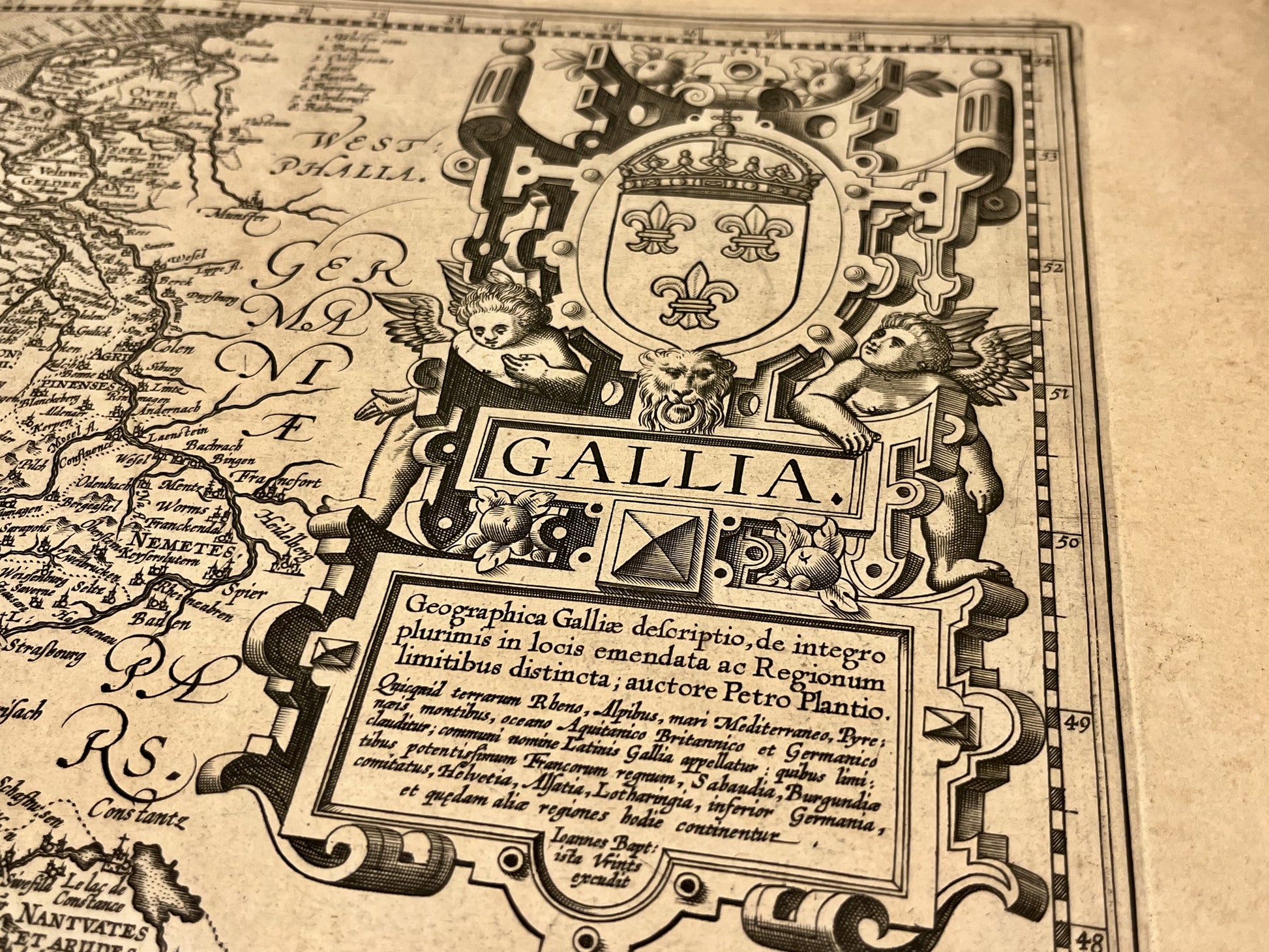 Carte France 16e siecles