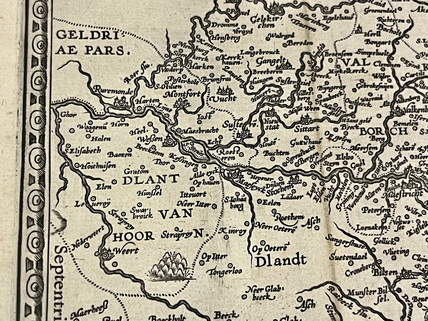 Carte Ortelius Liege