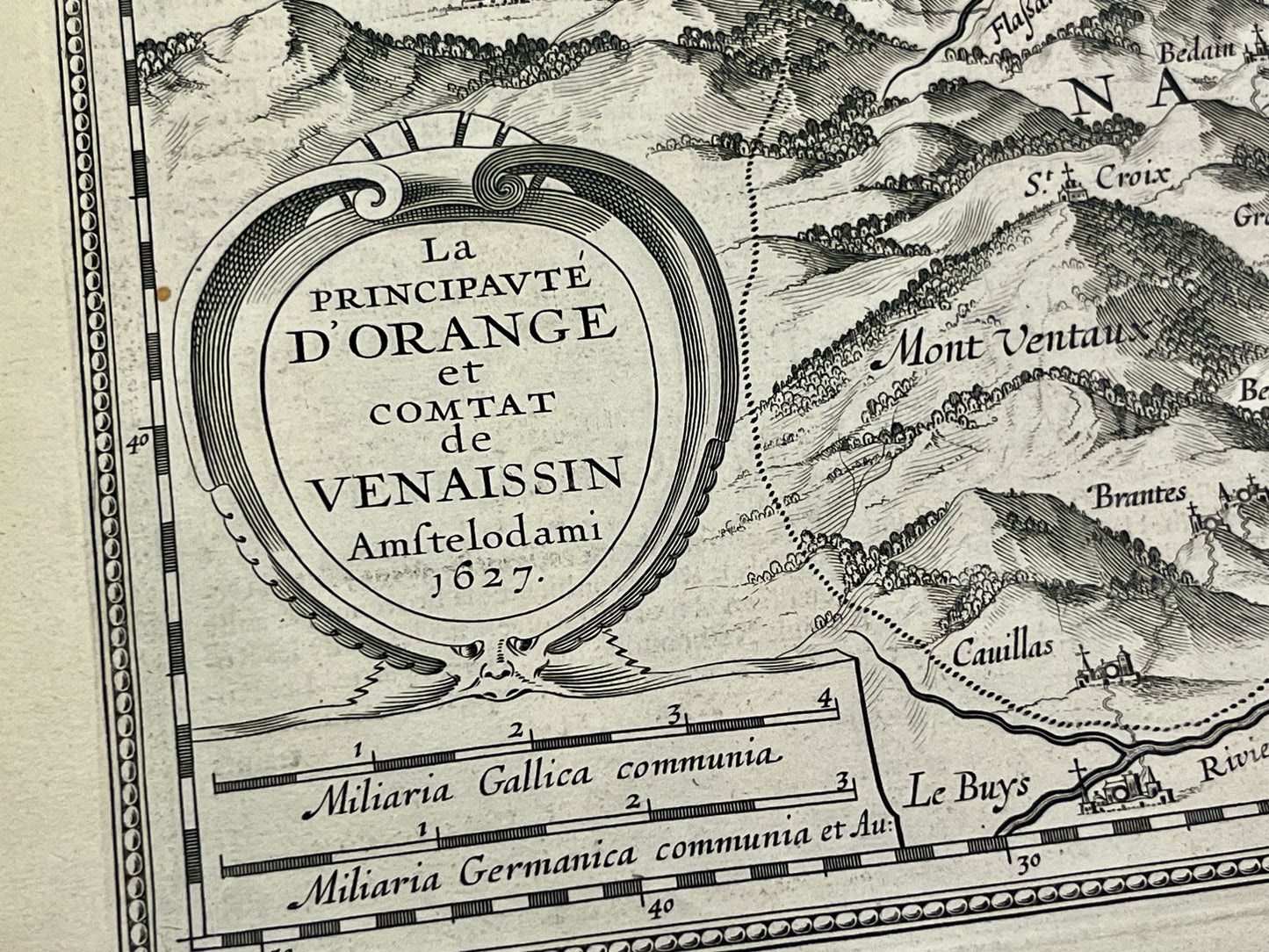 Carte Principaute Orange et Comtat Venaissin